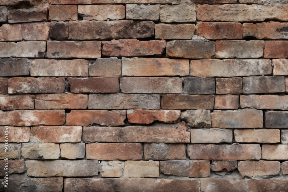 Processed collage of ancient brick wall surface texture. Background for banner, backdrop or texture Processed collage of ancient brick wall surface texture. Background for banner, backdrop or texture