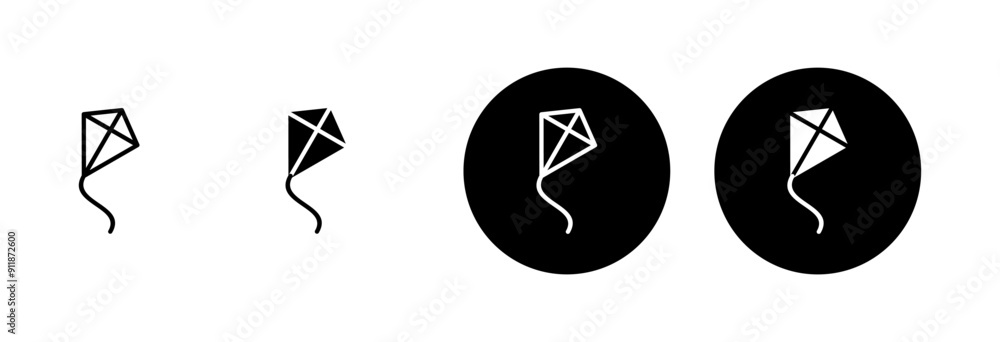 Kite icon vector isolated on white background. kite vector icon. Kite icon vector isolated on white background. kite vector icon.