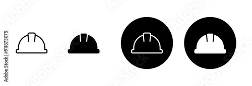 Helmet icon vector isolated on white background. Motorcycle helmets. Racing helmet. construction helmet icon. Safety helmet
