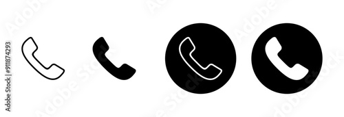 Call icon vector isolated on white background. Phone icon vector. mobile phone. telephone icon