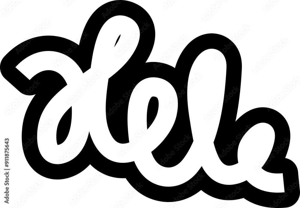 Spiral and swirl bold line. Design decoration Spiral and swirl bold line. Design decoration
