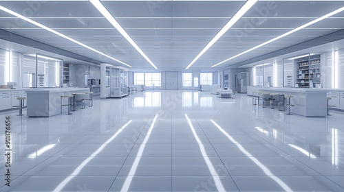 Wallpaper Mural Sterile and Modern Laboratory Interior Torontodigital.ca