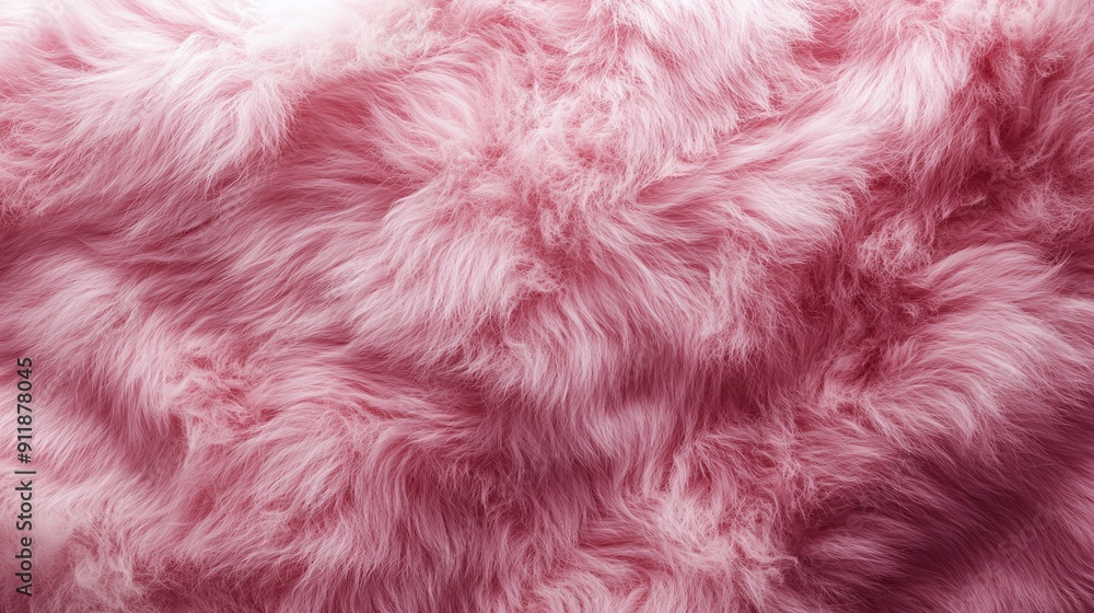 Pink Sheepskin Rug Close-Up with Empty Space for Text and Design Elements Pink Sheepskin Rug Close-Up with Empty Space for Text and Design Elements