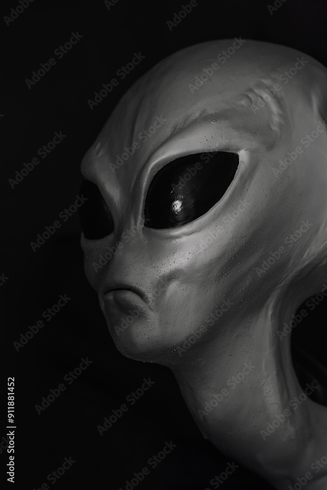 Close-up portrait of an alien Close-up portrait of an alien
