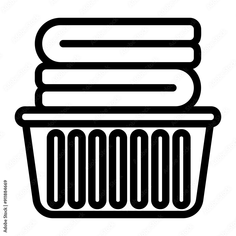 towel Line Icon towel Line Icon