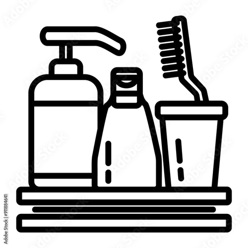 toiletries Line Icon
