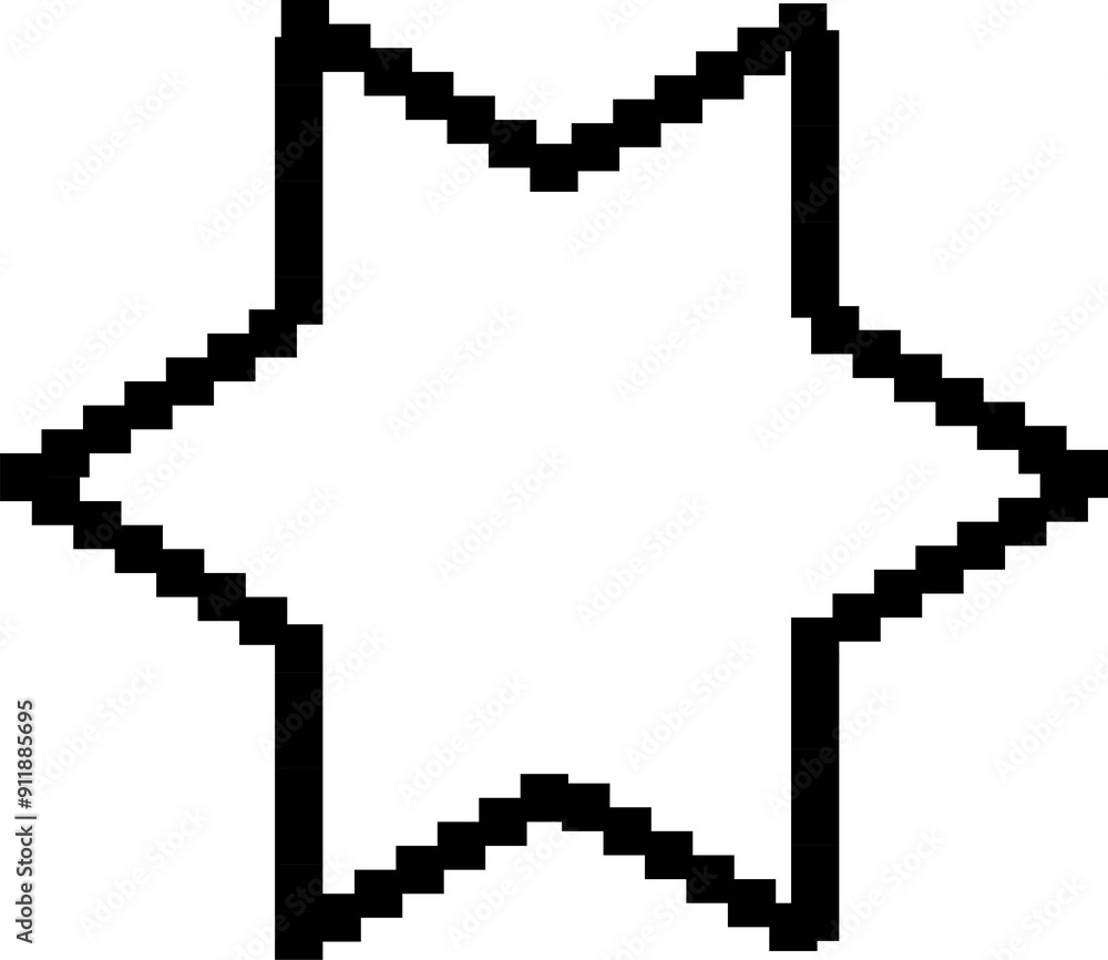 Geometric shape pixel. Elements for design Geometric shape pixel. Elements for design