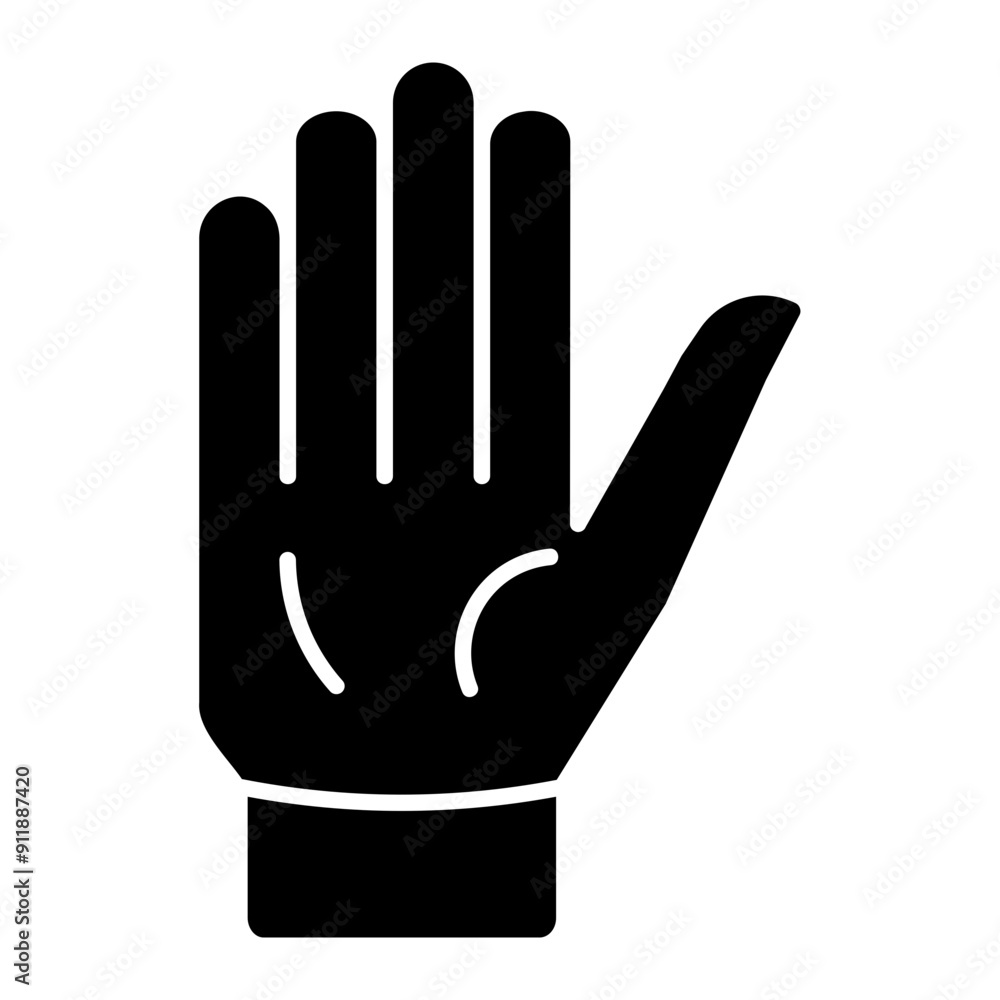 Obraz premium gloves Solid icon