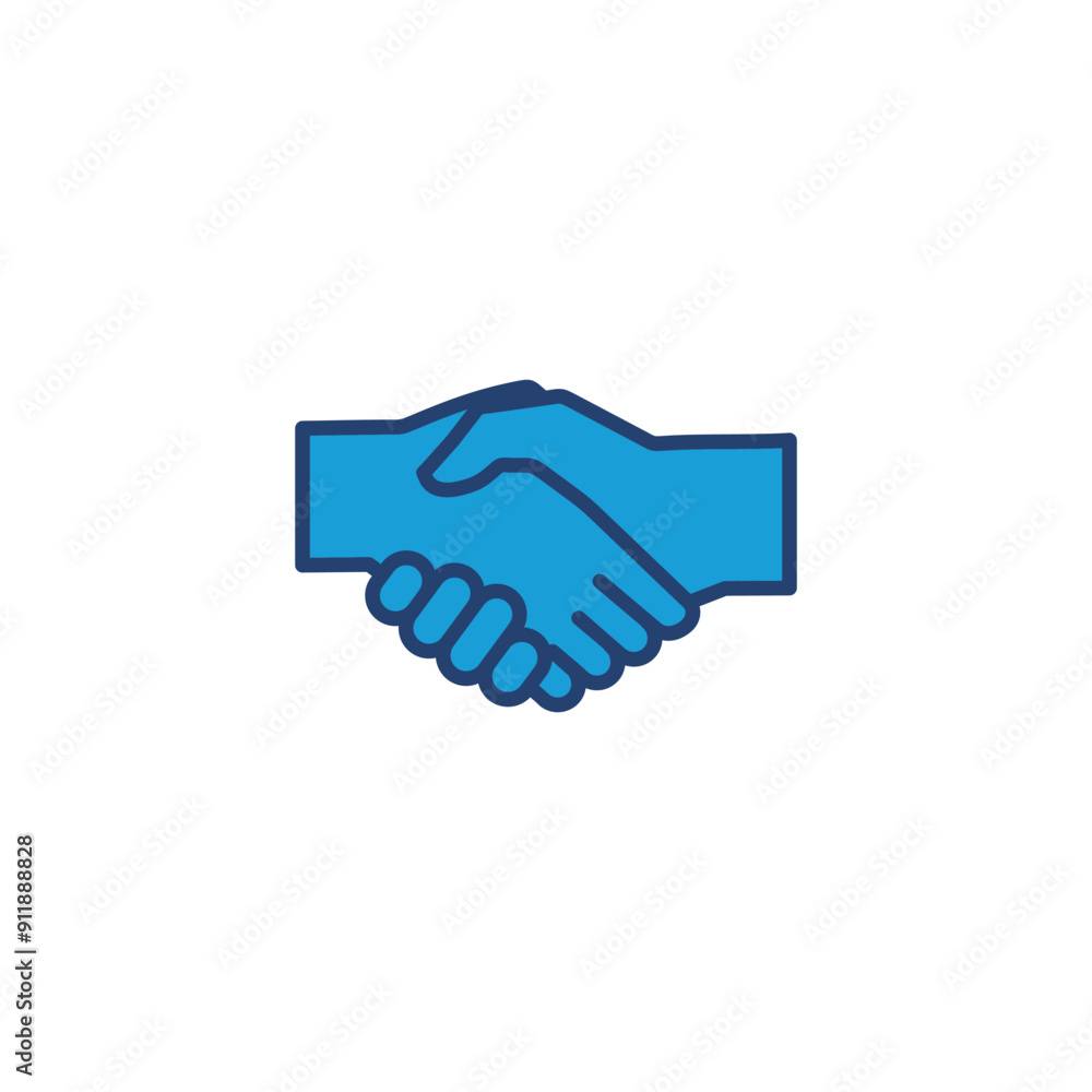 Handshake icon vector. business handshake. contact agreement Handshake icon vector. business handshake. contact agreement