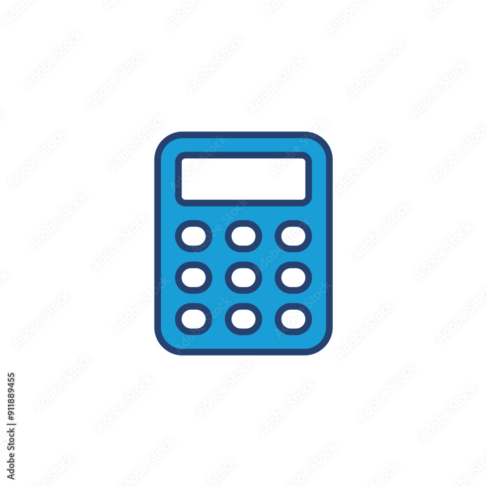 Calculator icon vector. Accounting calculator icon. calculator vector Calculator icon vector. Accounting calculator icon. calculator vector