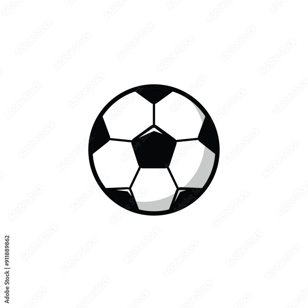Soccer football icon flat vector design Soccer football icon flat vector design