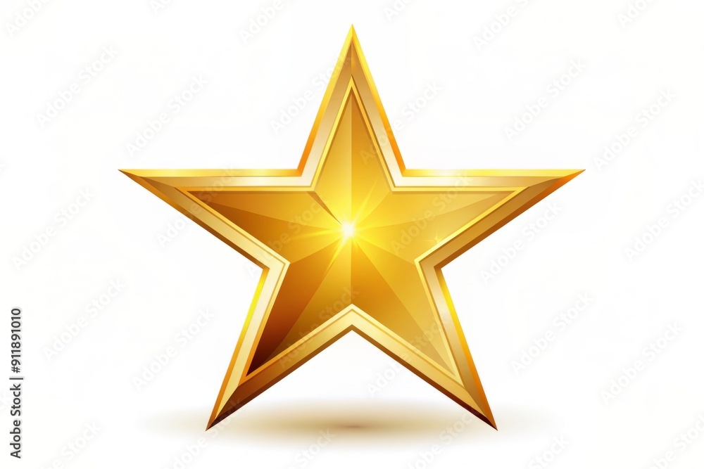 Shiny gold star icon with clean lines and modern design, symbolizing excellence, achievement, and approval, perfect for apps, websites, and digital platforms. Shiny gold star icon with clean lines and modern design, symbolizing excellence, achievement, and approval, perfect for apps, websites, and digital platforms.