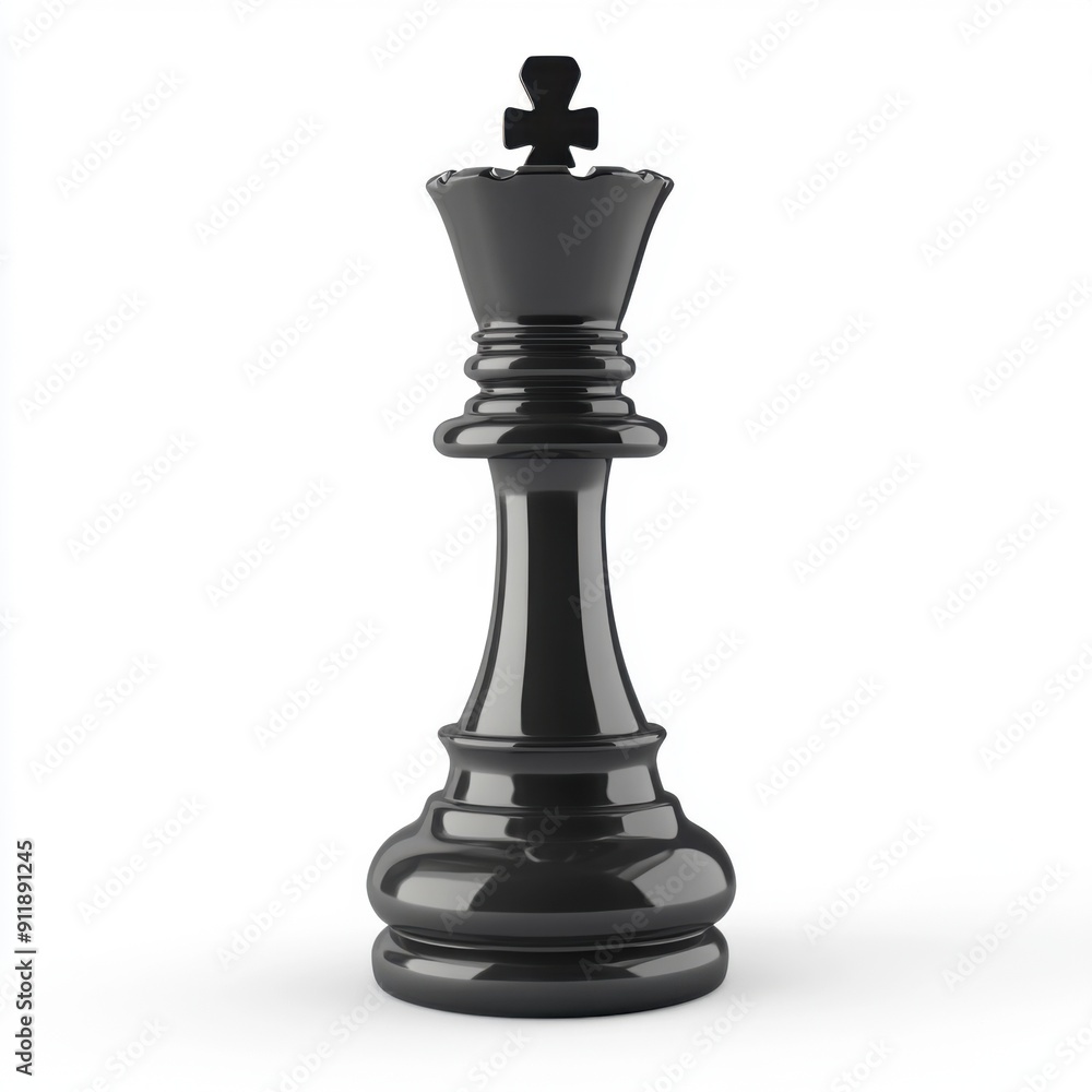 Strategic Chess Piece in 3D Render Isolated on White Background for Game Concepts and Design Projects Strategic Chess Piece in 3D Render Isolated on White Background for Game Concepts and Design Projects
