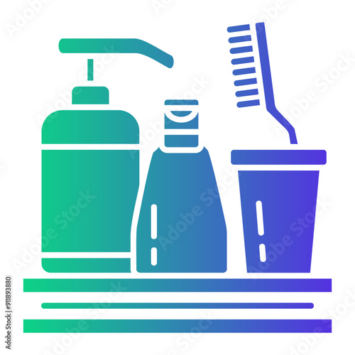 toiletries Gradient icon