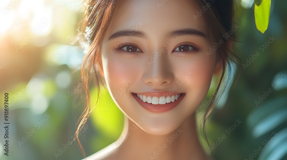 Beauty in Diversity. Portrait of a young Asian woman representing health and wellness concept Beauty in Diversity. Portrait of a young Asian woman representing health and wellness concept