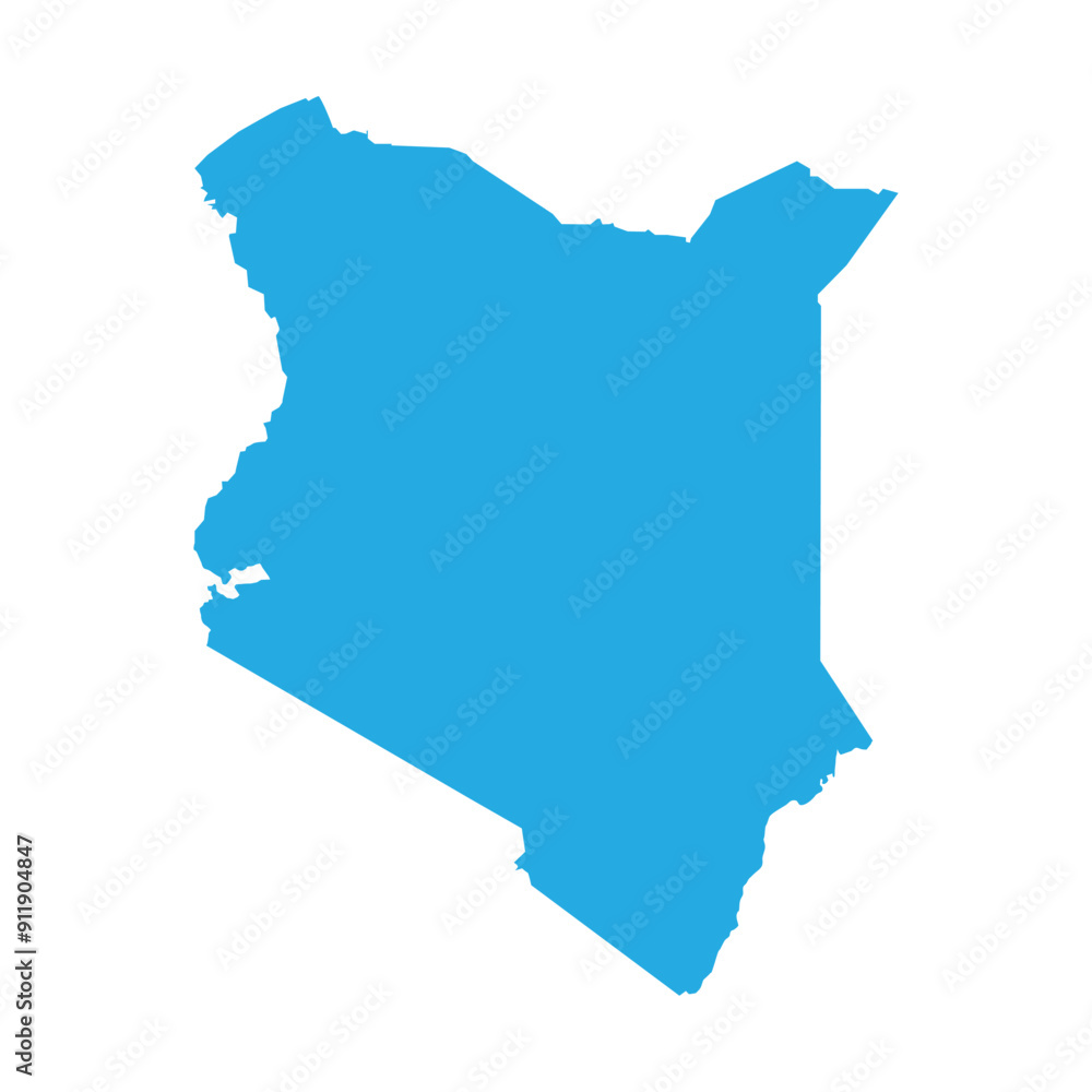 Kenya country map icon Kenya country map icon