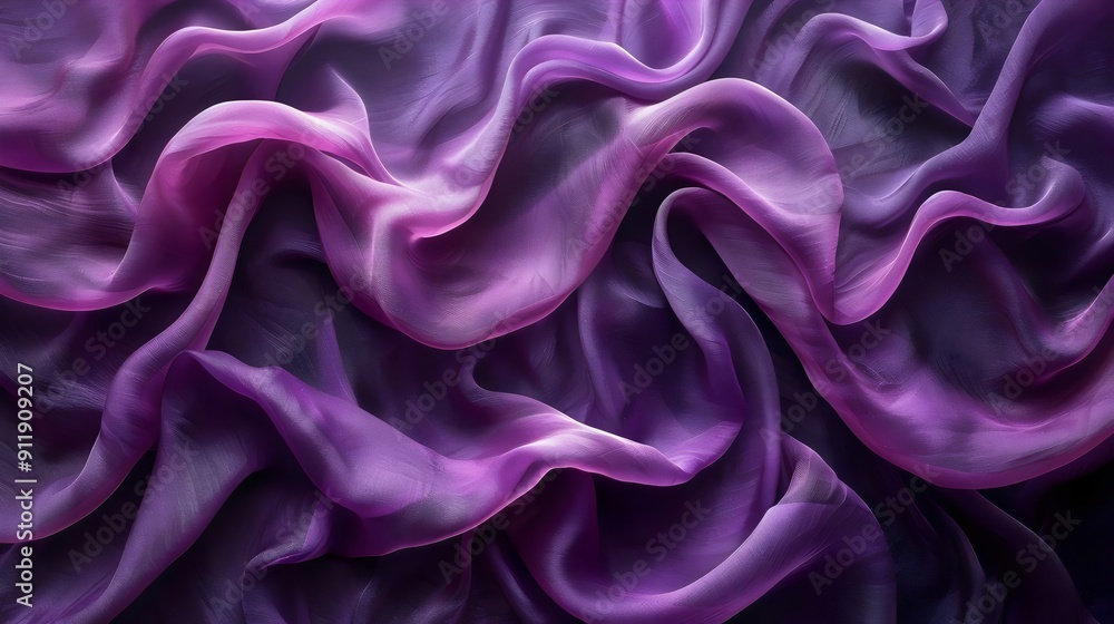 A purple fabric with a wave pattern A purple fabric with a wave pattern