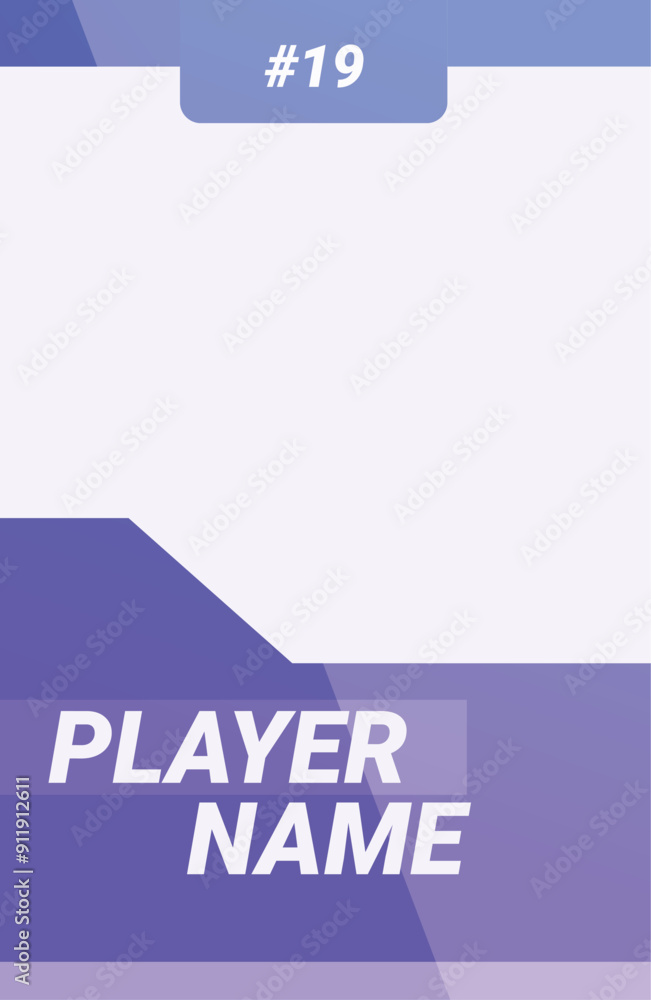 Fototapeta premium Sleek and modern streaming overlay is designed with a purple color scheme for gamers and streamers