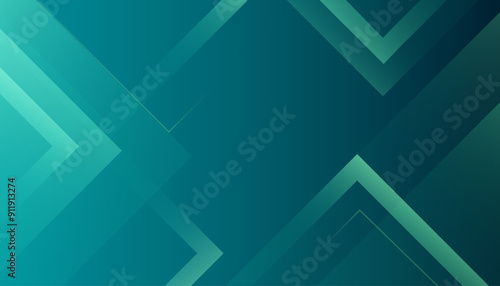 Abstract green and blue color background. Dynamic shapes composition. Eps10 vector