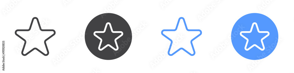 Favourite icon Simple thin line stroke vector Favourite icon Simple thin line stroke vector