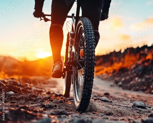 Wallpaper Mural Outdoor cycling, dynamic action, vibrant colors, scenic routes, energetic Torontodigital.ca