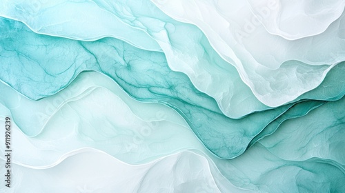 Wallpaper Mural Ethereal Aqua Marble Texture Torontodigital.ca