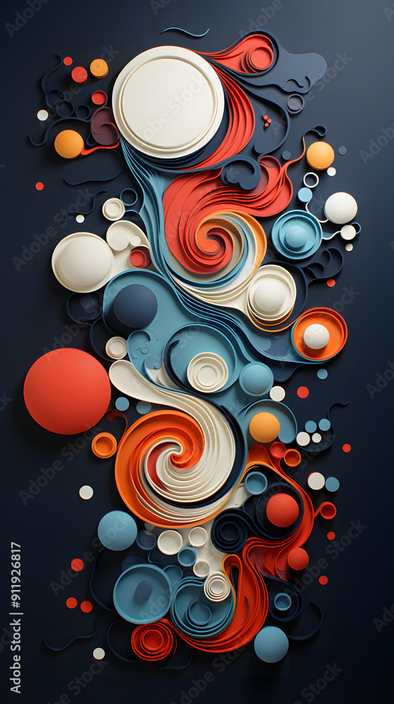 Obraz premium Artistic 3d color oil painting texture abstract poster background