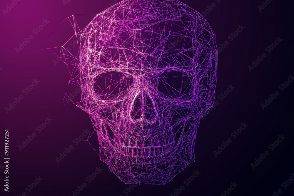 geometric skull icon geometric skull icon