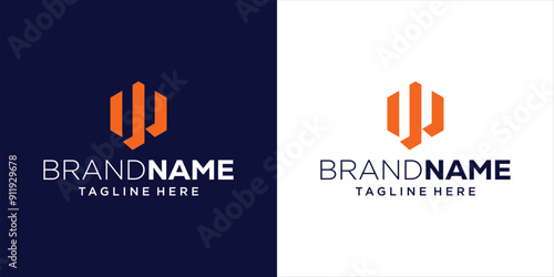 Creative Abstract Hexagon Letter W Logo Design, Design Inspiration, Illustration, Vector