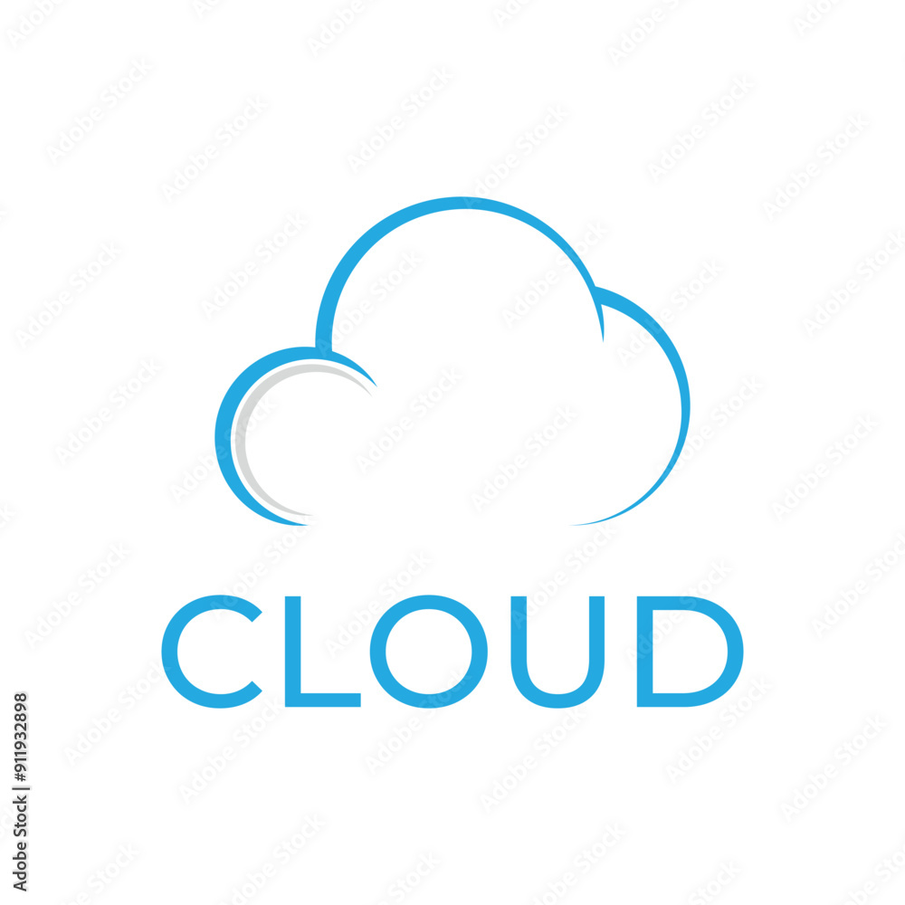 cloud computing logo design concept idea cloud computing logo design concept idea
