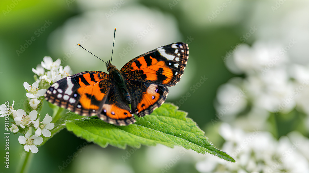 butterfly on a flower butterfly on a flower