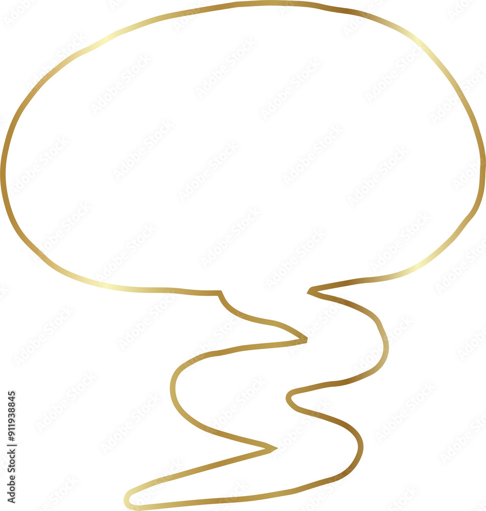 Golden speech bubble luxury icon, dialogue, text, chat Golden speech bubble luxury icon, dialogue, text, chat