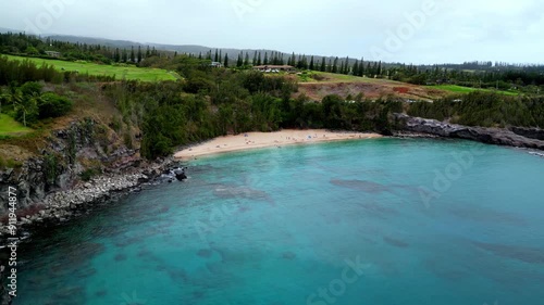 Island Beauty: Aerial Views of Mokuleia Bay, Hawaii