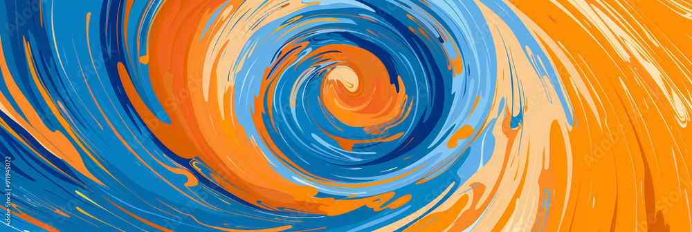 Fototapeta premium colourful water marbling hydro dip texture pattern