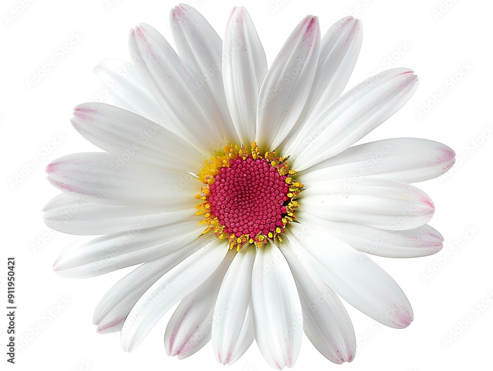 White gerbera flower isolated on white background. Clipping path White gerbera flower isolated on white background. Clipping path
