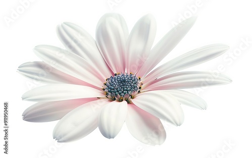 Wallpaper Mural White gerbera flower isolated on white background. Clipping path Torontodigital.ca