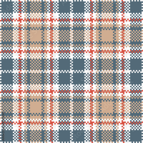 Tartan Plaid Vector Seamless Pattern. Checker Pattern. for Scarf, Dress, Skirt, Other Modern Spring Autumn Winter Fashion Textile Design.