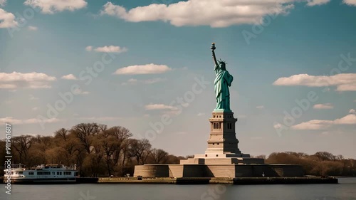 statue of liberty, USA, united states of america, travel vlog, USA travel vlog, america travel, best place to visit in america, stock video, travel videography, statue of liberty