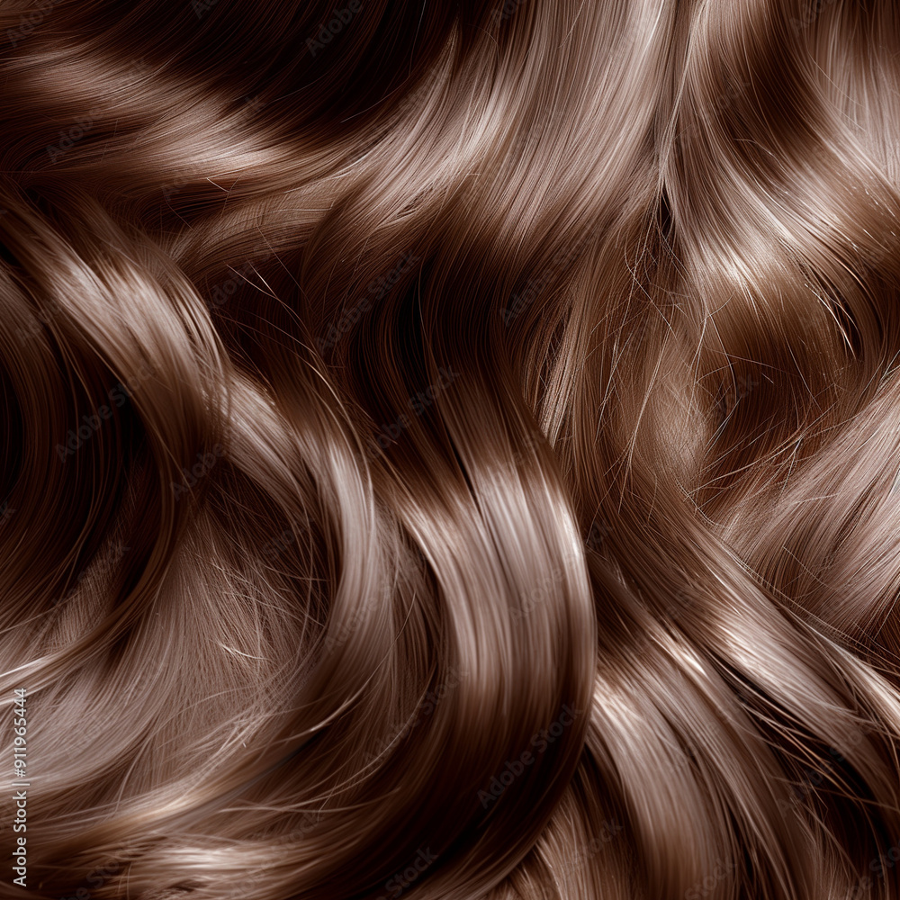 Close-up of silky smooth and shiny hair Close-up of silky smooth and shiny hair