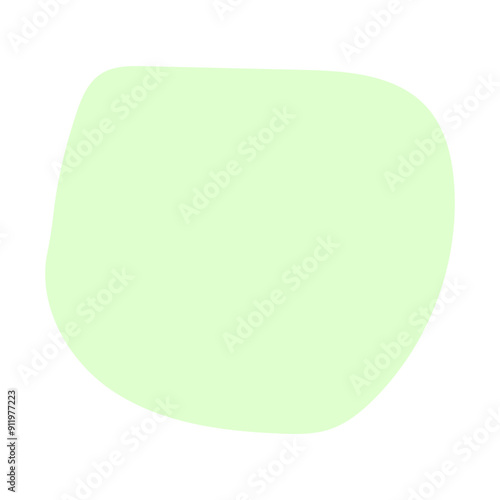 abstract blobs pastel green for background