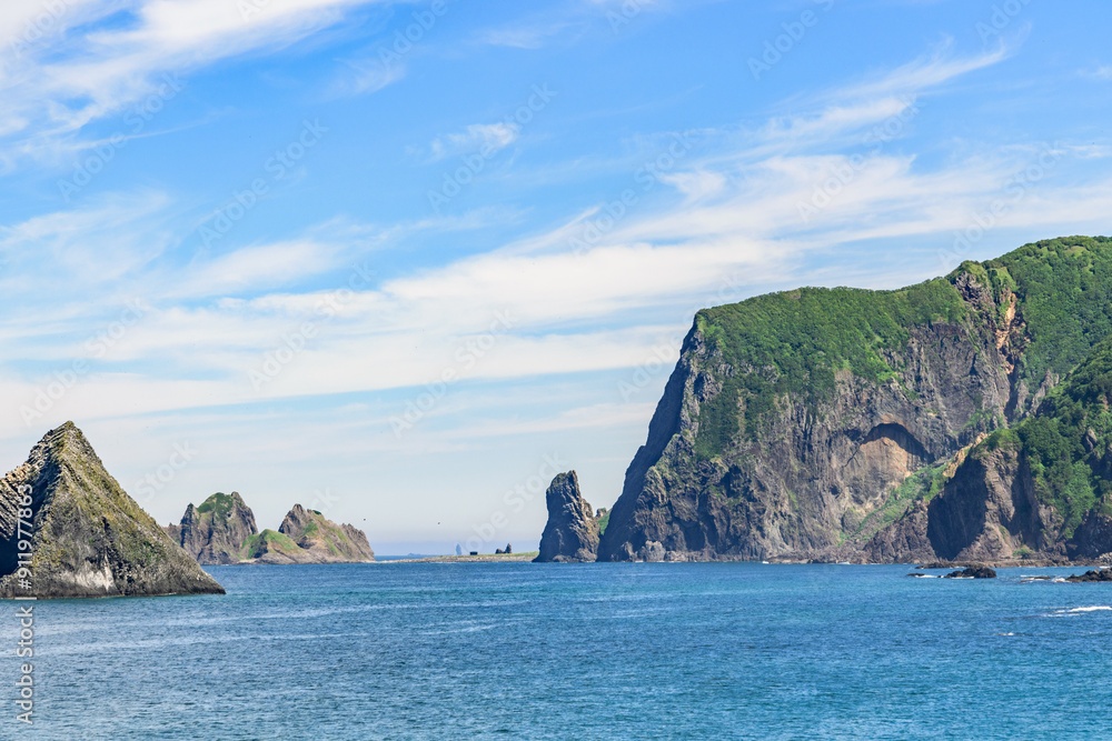 Fototapeta premium 北海道 積丹半島ソーランラインを行く
