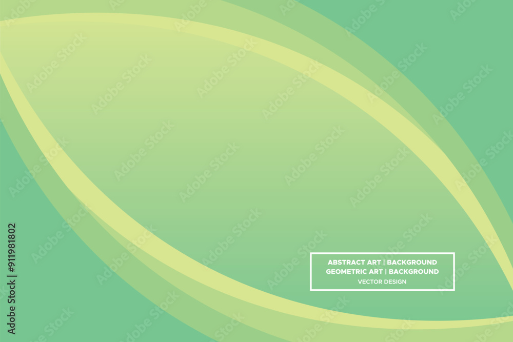 Triangular and Triangle Shapes Green Colors with Gradient Backdrop Modern Abstract Background Geometric Background