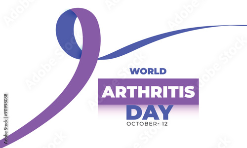 World Arthritis day. background, banner, card, poster, template. Vector illustration.