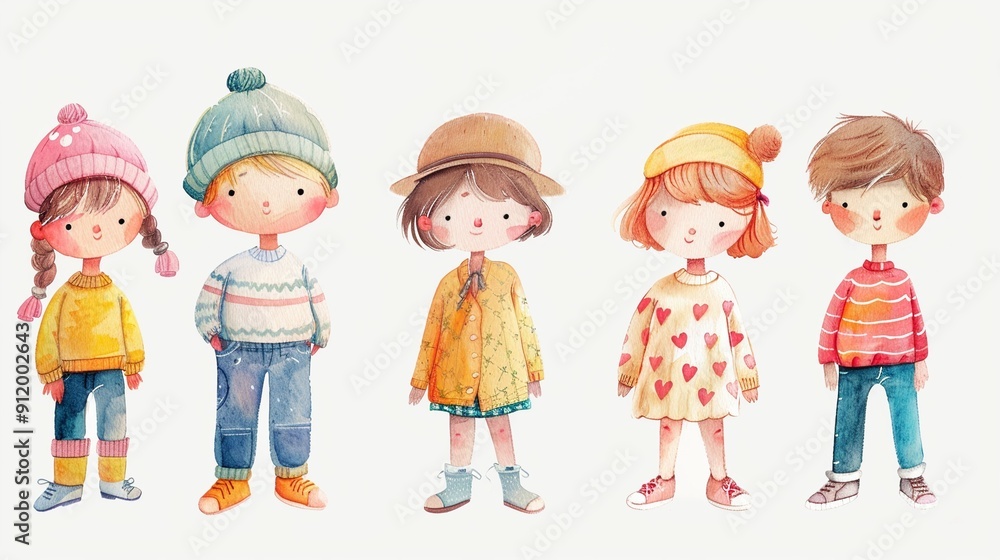 Graphic Design Characters Characters for graphic design and branding,Clipart, watercolor illustration, Perfect for nursery art The style is hand drawn, white background Graphic Design Characters Characters for graphic design and branding,Clipart, watercolor illustration, Perfect for nursery art The style is hand drawn, white background