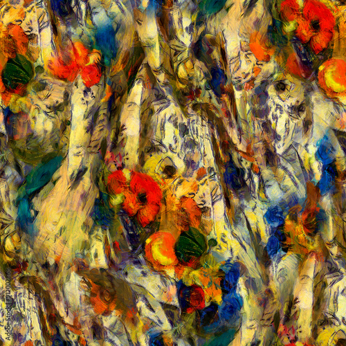 Texture background with flower for allover textile digital design easy to use and for digital background.