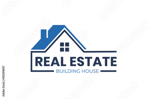 Building house logo design. real estate vector graphic illustration for real estate agent logo template