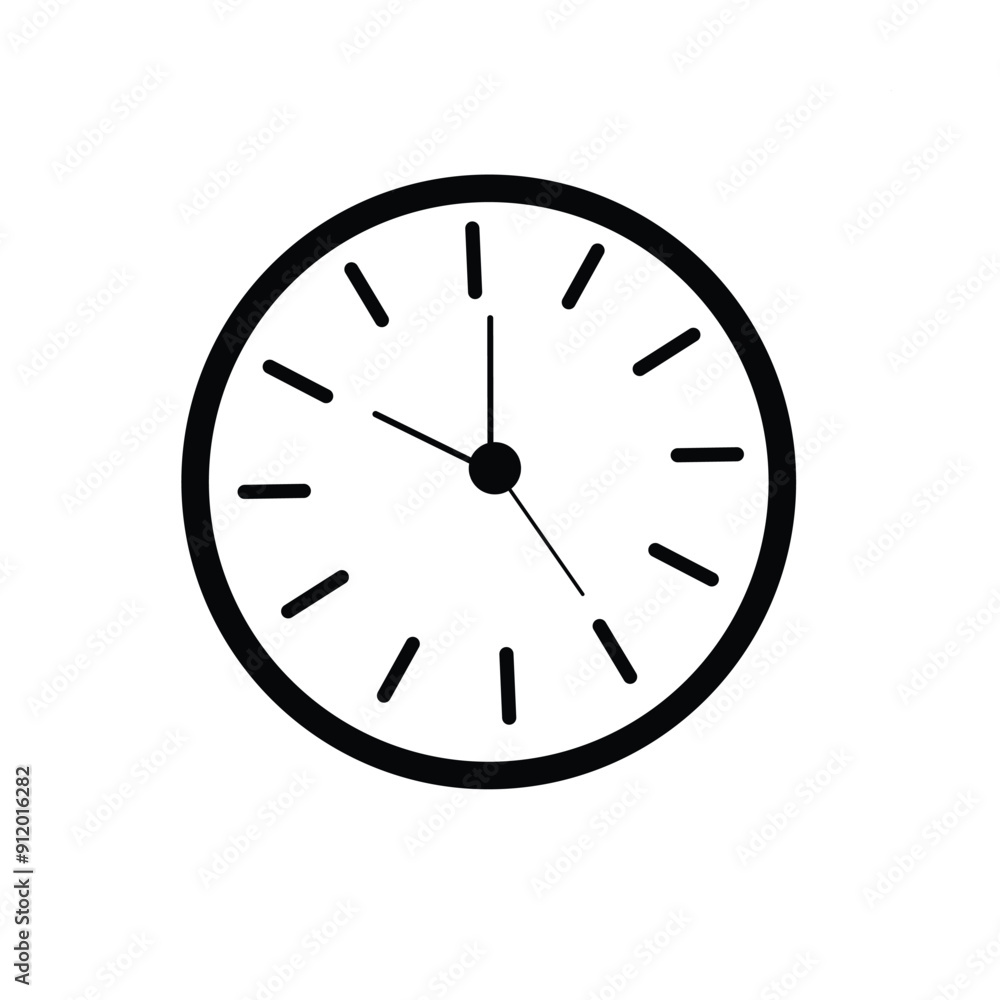 Black clock 10am Black clock 10am