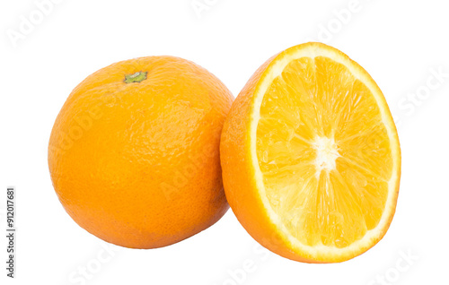 orange fruits isolated