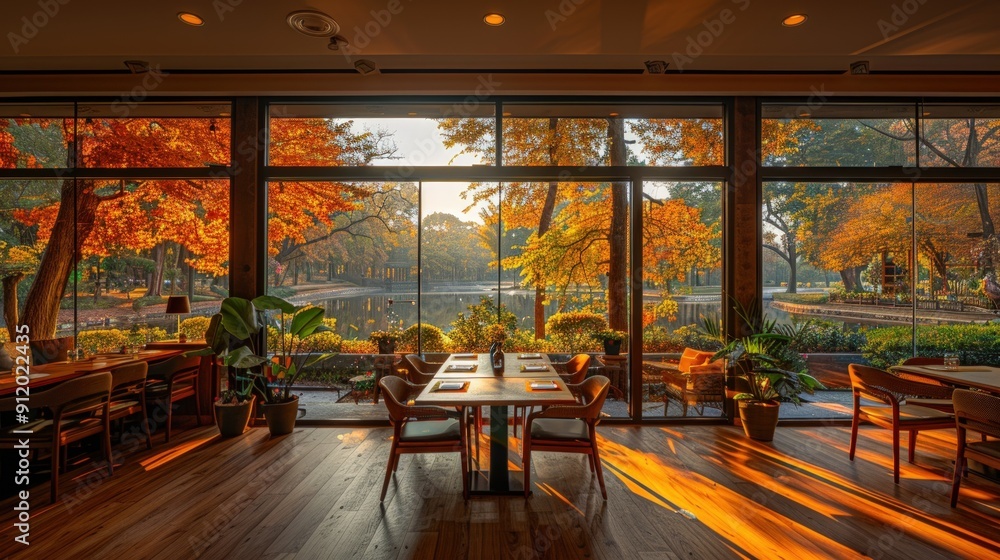 Autumnal Restaurant View Autumnal Restaurant View