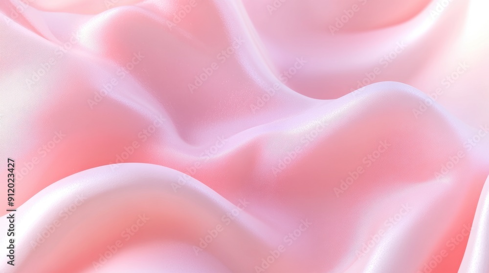 Fototapeta premium Pastel pink fitness-themed background with subtle gradients and soft hues, creating a calming visual.